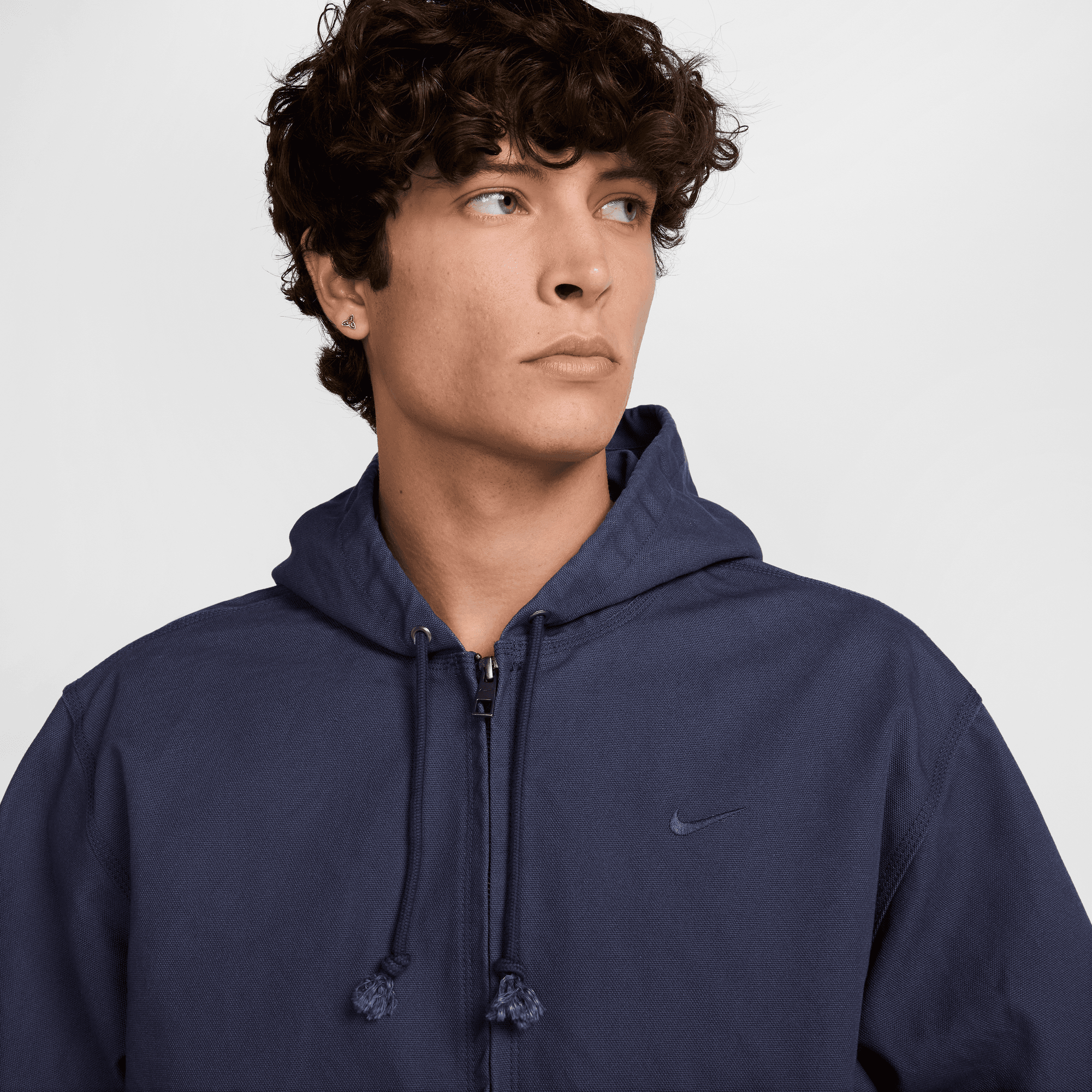 NIKE LIFE FULL-ZIP UNLINED JACKET - THUNDER BLUE NIKE LIFE FULL-ZIP UNLINED JACKET - THUNDER BLUE