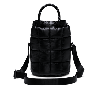 PUFFLE TINY TOTE - BLACK