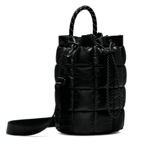 PUFFLE TINY TOTE - BLACK