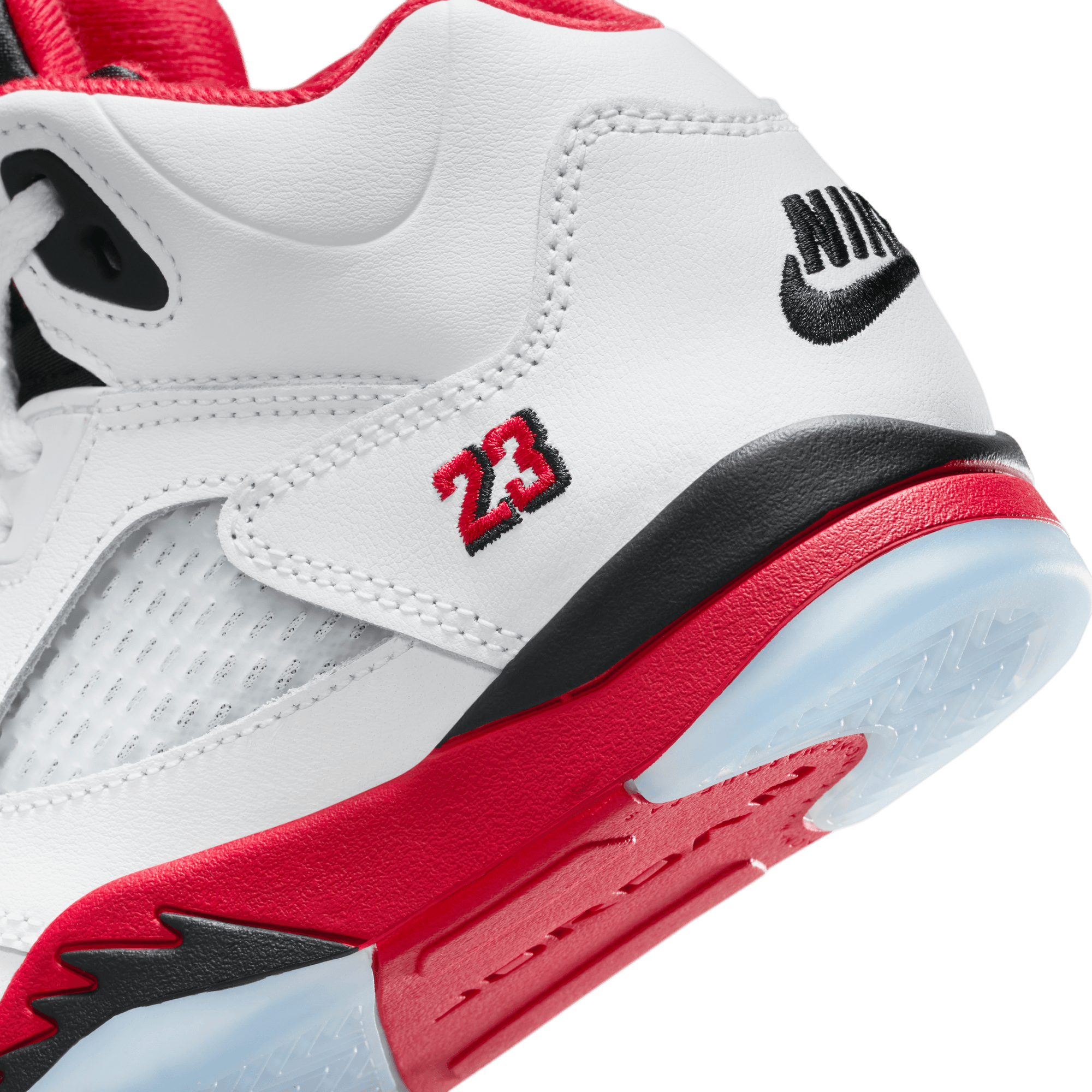 ジョーダン5 Fire Red/Black Tung No.23 Air Jordan 5 Fire Red Black Tongue HQ7978-101