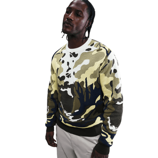 NIKE LIFE WILDERNESS SWEATER - SAIL / SOFT YELLOW