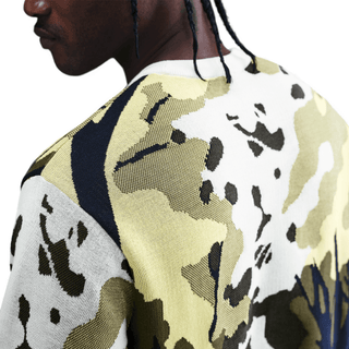 NIKE LIFE WILDERNESS SWEATER - SAIL / SOFT YELLOW