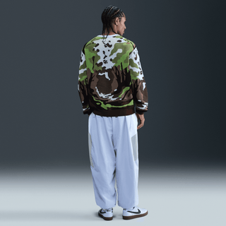 NIKE LIFE WILDERNESS SWEATER - CELESTINE BLUE / CHLOROPHYLL