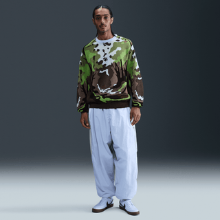 NIKE LIFE WILDERNESS SWEATER - CELESTINE BLUE / CHLOROPHYLL