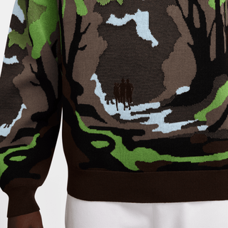 NIKE LIFE WILDERNESS SWEATER - CELESTINE BLUE / CHLOROPHYLL
