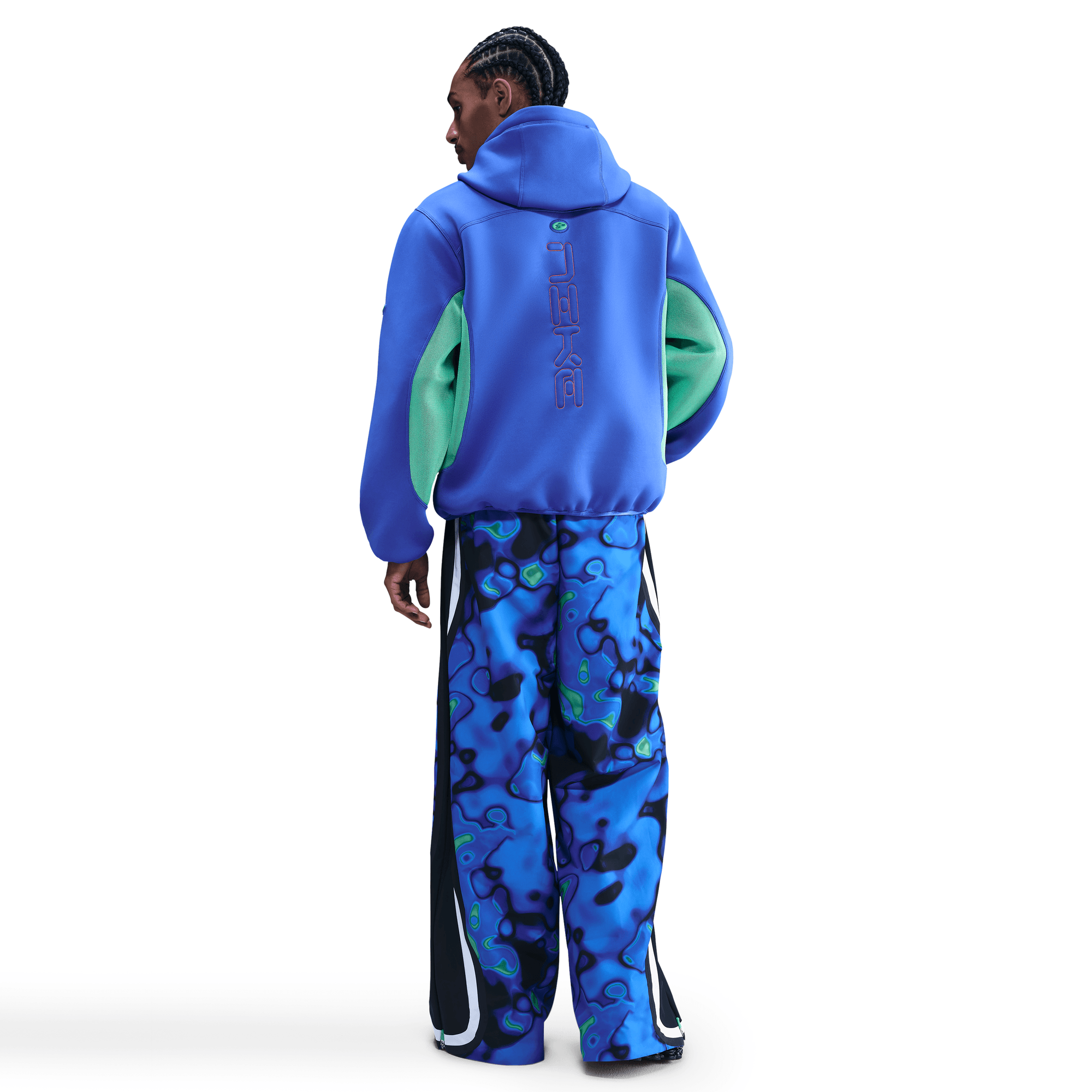PROJECT F.R.O.G FULL ZIP HOODIE - HYPER ROYAL / GREEN SHOCK PROJECT F.R.O.G FULL ZIP HOODIE - HYPER ROYAL / GREEN SHOCK