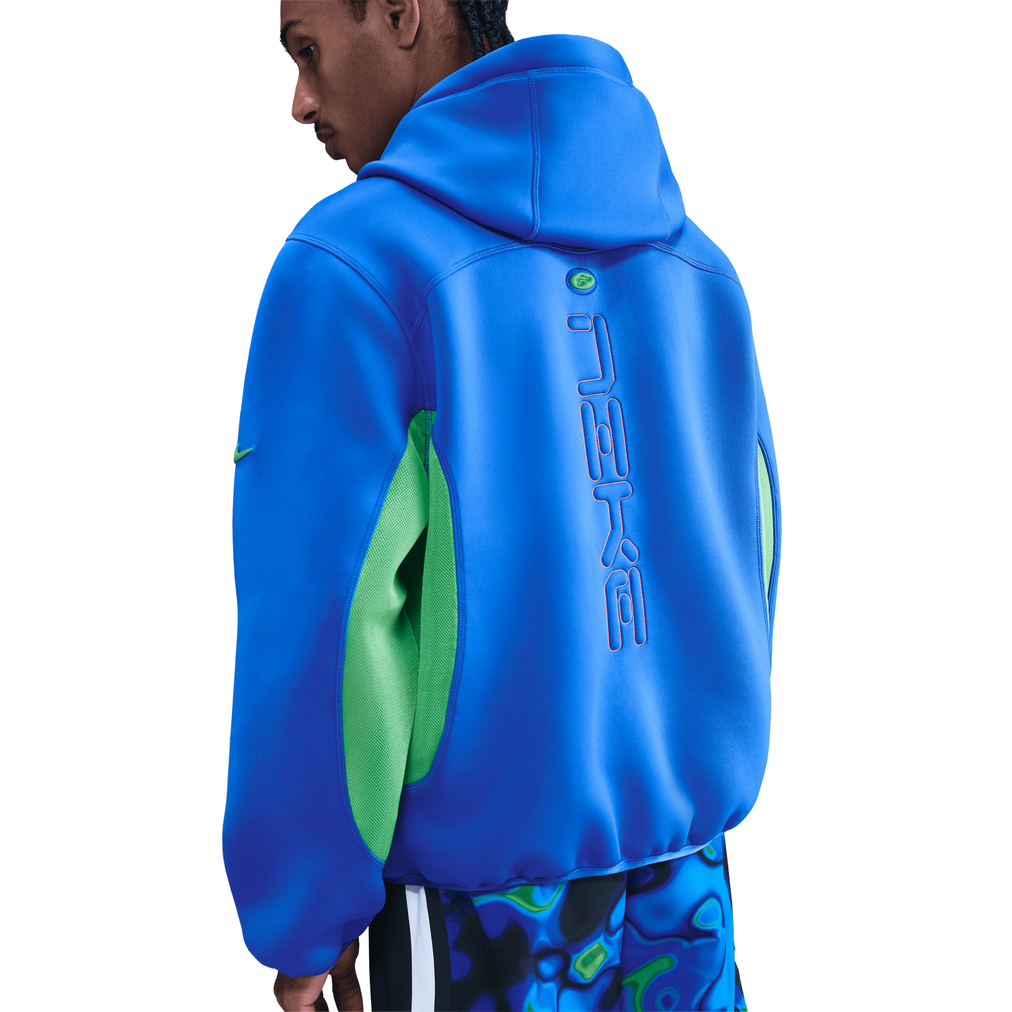 PROJECT F.R.O.G FULL ZIP HOODIE - HYPER ROYAL / GREEN SHOCK PROJECT F.R.O.G FULL ZIP HOODIE - HYPER ROYAL / GREEN SHOCK