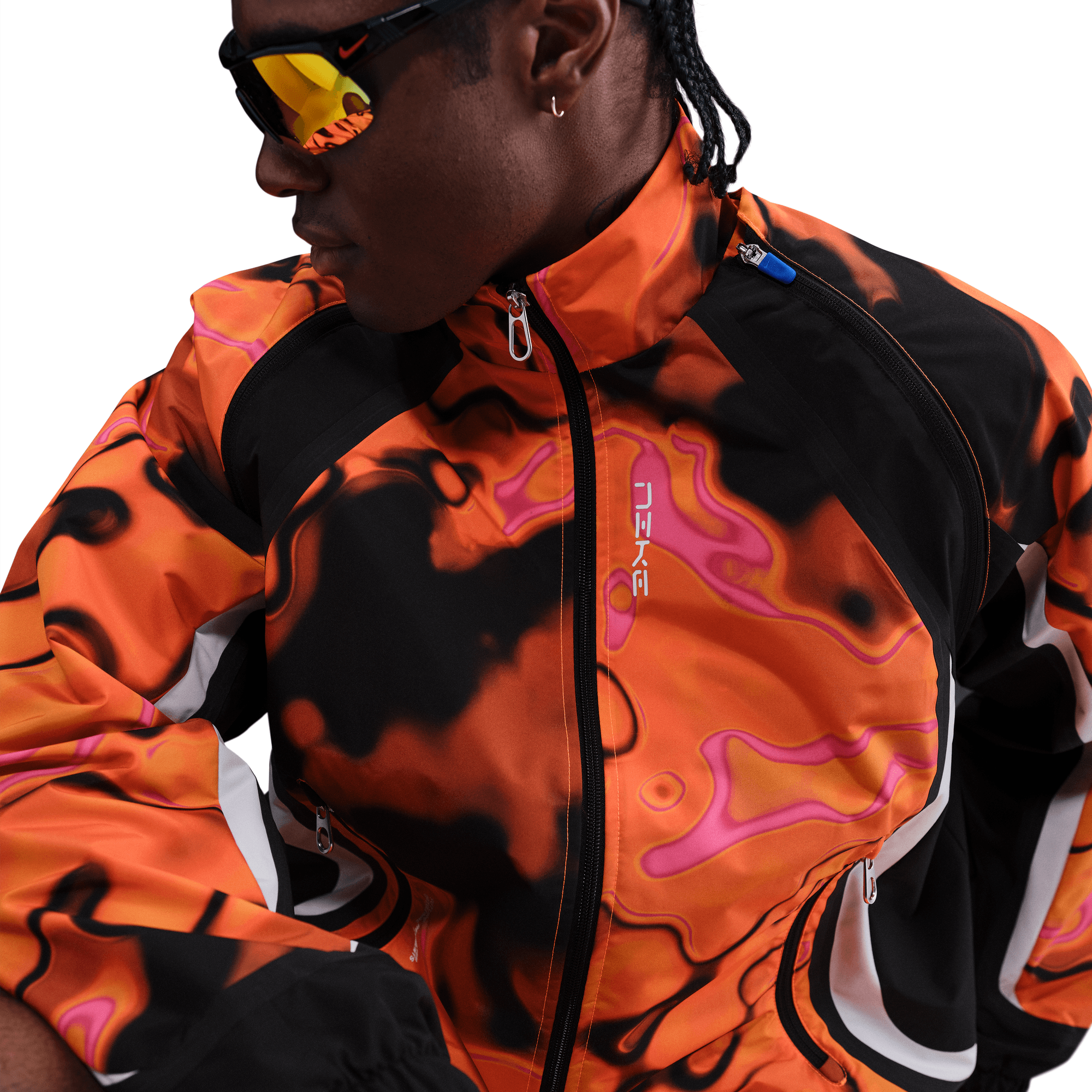 PROJECT F.R.O.G STORM-FIT TRACK JACKET - TOTAL ORANGE PROJECT F.R.O.G STORM-FIT TRACK JACKET - TOTAL ORANGE