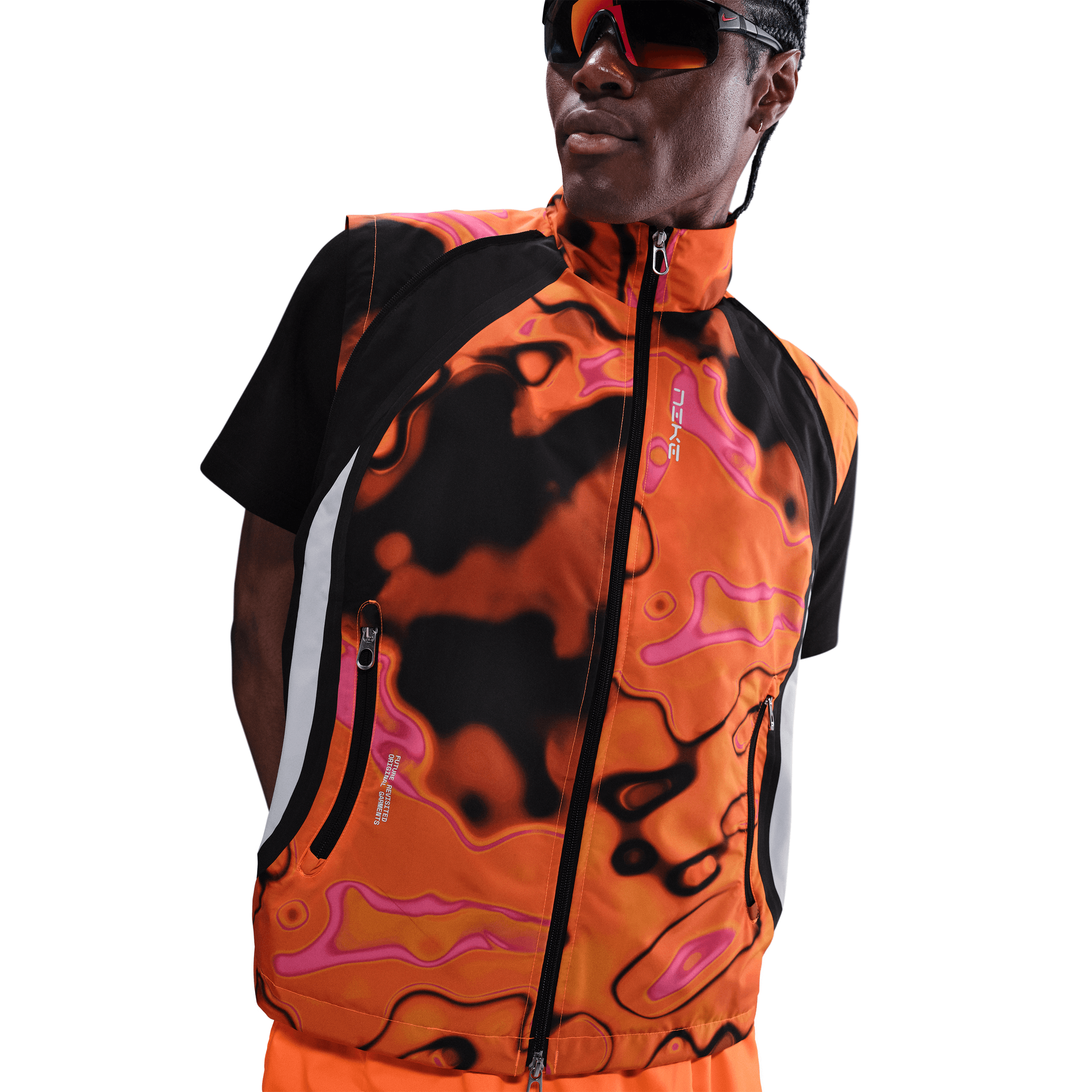 PROJECT F.R.O.G STORM-FIT TRACK JACKET - TOTAL ORANGE PROJECT F.R.O.G STORM-FIT TRACK JACKET - TOTAL ORANGE