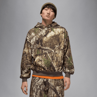 JORDAN BROOKLYN FLEECE REALTREE HOODIE - MEDIUM OLIVE / SAIL