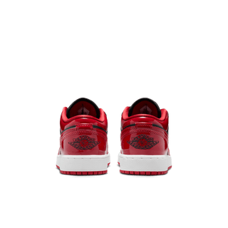AIR JORDAN 1 LOW SE (GS) - BLACK / WHITE / VARSITY RED
