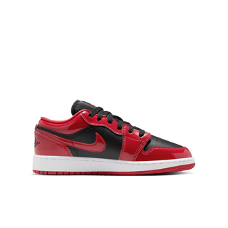 AIR JORDAN 1 LOW SE (GS) - BLACK / WHITE / VARSITY RED