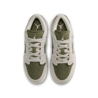 AIR JORDAN 1 LOW SE (GS) - MEDIUM OLIVE / LIGHT OREWOOD BROWN