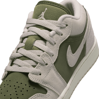 AIR JORDAN 1 LOW SE (GS) - MEDIUM OLIVE / LIGHT OREWOOD BROWN