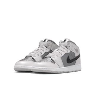 AIR JORDAN 1 MID SE (GS) - PHOTON DUST / BLUE CHILL