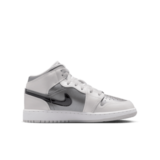 AIR JORDAN 1 MID SE (GS) - PHOTON DUST / BLUE CHILL