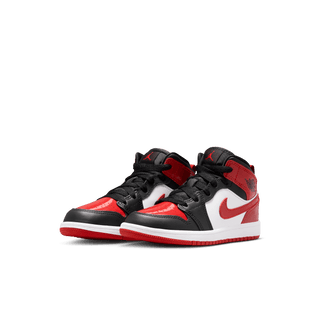 JORDAN 1 MID SE (PS) "PATENT BRED TOE"
