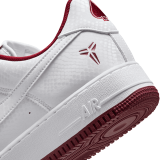 KOBE X NIKE AIR FORCE 1 LOW "WHITE / TEAM RED"