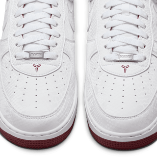 KOBE X NIKE AIR FORCE 1 LOW "WHITE / TEAM RED"
