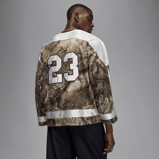 BROOKLYN REALTREE HOCKEY JERSEY - MEDIUM OLIVE / SAIL