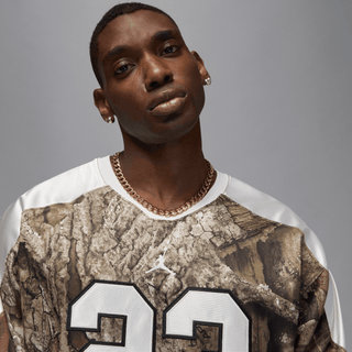 BROOKLYN REALTREE HOCKEY JERSEY - MEDIUM OLIVE / SAIL