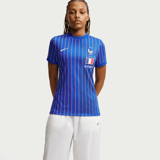 FRANCE X JACQUEMUS X NIKE "X2" WMNS DRI-FIT PREMATCH JERSEY - GAME ROYAL / UNIVERSITY RED