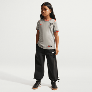 ENGLAND X PALACE X NIKE "X2" KIDS DRI-FIT ACADEMY PREMATCH JERSEY - PEWTER GREY / BRIGHT CRIMSON