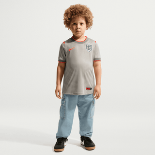 ENGLAND X PALACE X NIKE "X2" KIDS DRI-FIT ACADEMY PREMATCH JERSEY - PEWTER GREY / BRIGHT CRIMSON
