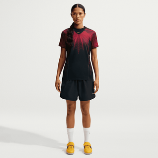 CANADA X NOCTA X NIKE "X2" WMNS DRI-FIT PREMATCH JERSEY - BLACK / GYM RED