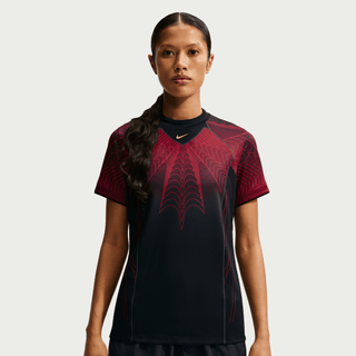 CANADA X NOCTA X NIKE "X2" WMNS DRI-FIT PREMATCH JERSEY - BLACK / GYM RED