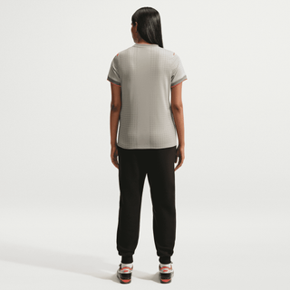 ENGLAND X PALACE X NIKE "X2" WMNS DRI-FIT ACADEMY PREMATCH JERSEY - PEWTER GREY / BRIGHT CRIMSON