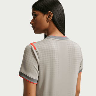 ENGLAND X PALACE X NIKE "X2" WMNS DRI-FIT ACADEMY PREMATCH JERSEY - PEWTER GREY / BRIGHT CRIMSON