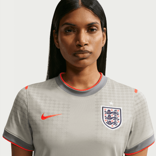 ENGLAND X PALACE X NIKE "X2" WMNS DRI-FIT ACADEMY PREMATCH JERSEY - PEWTER GREY / BRIGHT CRIMSON