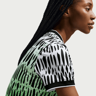 NIGERIA X SLAWN X NIKE "X2" WMNS DRI-FIT PREMATCH JERSEY - BLACK / WHITE