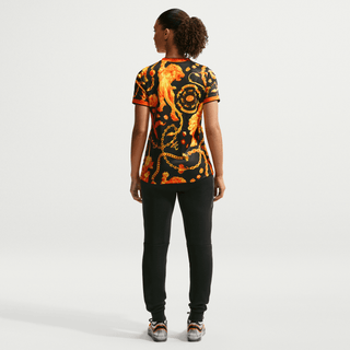 NETHERLANDS X PATTA X NIKE "X2" WMNS PREMATCH JERSEY - BLACK / ORANGE