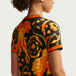 NETHERLANDS X PATTA X NIKE "X2" WMNS PREMATCH JERSEY - BLACK / ORANGE