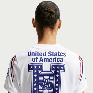 USA X V.A.A. X NIKE "X2" WMNS PREMATCH JERSEY - WHITE / DEEP ROYAL BLUE