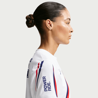 USA X V.A.A. X NIKE "X2" WMNS PREMATCH JERSEY - WHITE / DEEP ROYAL BLUE