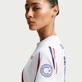 USA X V.A.A. X NIKE "X2" WMNS PREMATCH JERSEY - WHITE / DEEP ROYAL BLUE