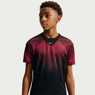 CANADA X NOCTA X NIKE "X2" KIDS DRI-FIT PREMATCH JERSEY - BLACK / GYM RED