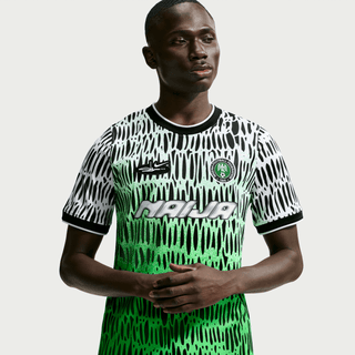 NIGERIA X SLAWN X NIKE "X2" DRI-FIT ACADEMY PRO PREMATCH JERSEY - BLACK / WHITE