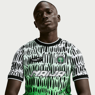 NIGERIA X SLAWN X NIKE "X2" DRI-FIT ACADEMY PRO PREMATCH JERSEY - BLACK / WHITE