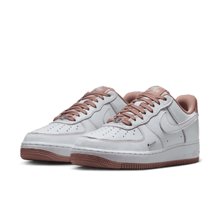 WMNS AIR FORCE 1 `07 "MINI JEWEL" - WHITE / METALLIC SILVER - PARTICLE PINK