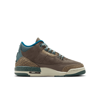 AIR JORDAN 3 RETRO (GS) "WE OUTSIDE" - OLIVE GREY