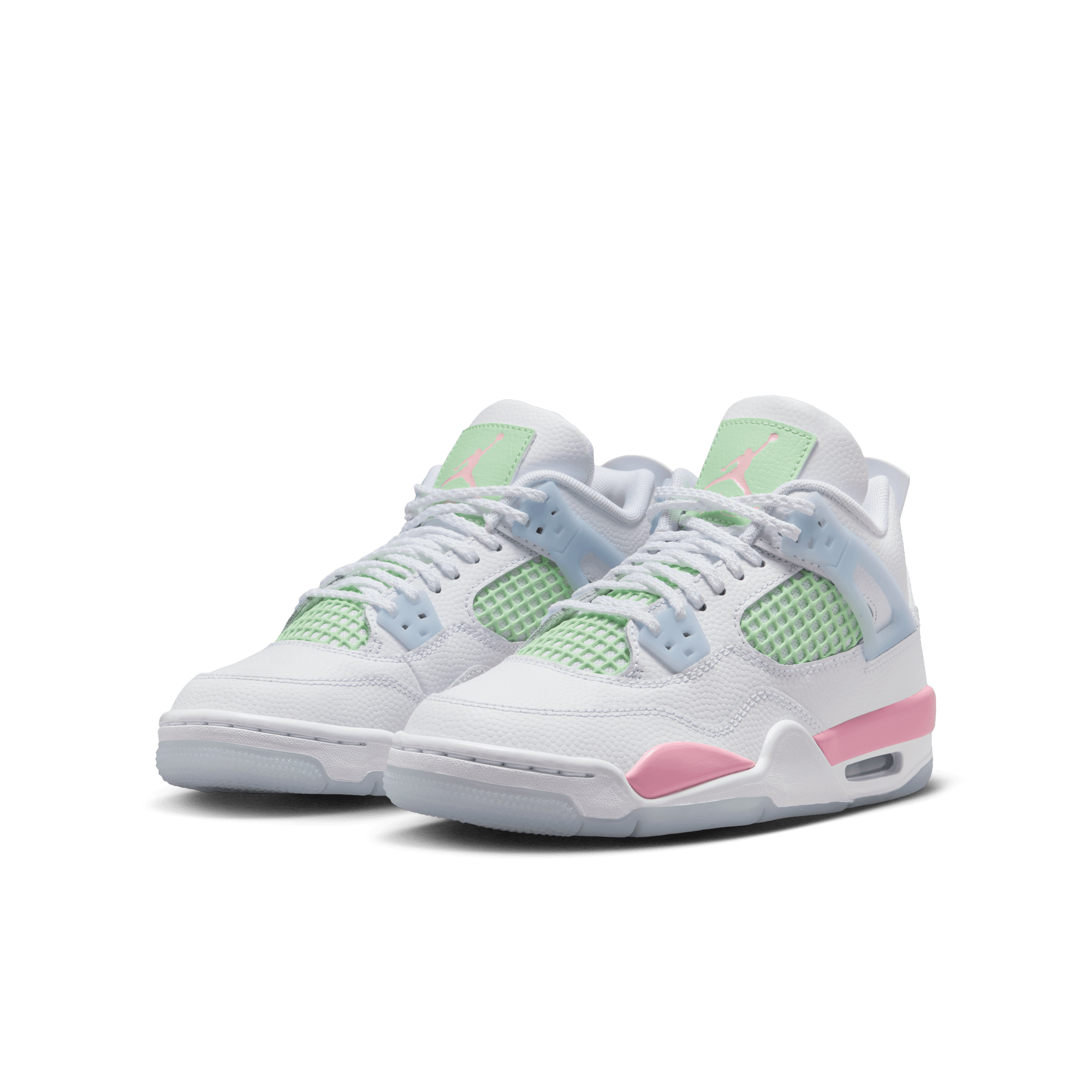 retro 4 pink and green