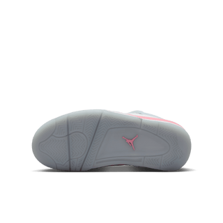 AIR JORDAN 4 RETRO (GS) - WHITE / MEDIUM SOFT PINK / VAPOR GREEN