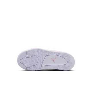 JORDAN 4 RETRO (PS) - WHITE / MEDIUM SOFT PINK / VAPOR GREEN