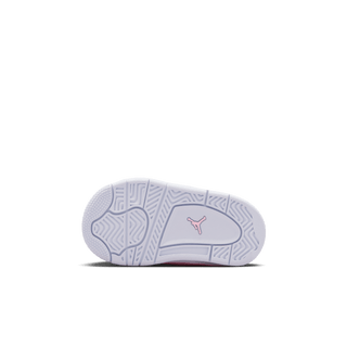 JORDAN 4 RETRO (TD) - WHITE / MEDIUM SOFT PINK / VAPOR GREEN
