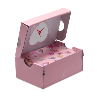 JORDAN 4 RETRO (TD) - WHITE / MEDIUM SOFT PINK / VAPOR GREEN