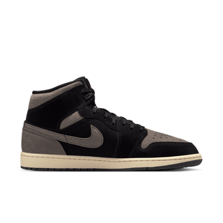AIR JORDAN 1 MID SE - BLACK / OLIVE GREY